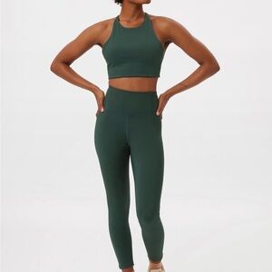 Girlfriend Collective Moss Compressive High-Rise Legging Small